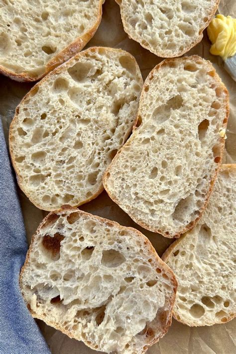 Sourdough Cibatta Rolls [step by step recipe with .